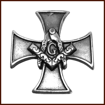 Freimaurerkreuz 925 altsilber